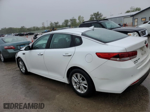 2018 Kia Optima S with VIN 5XXGT4L3XJG220491, listed as a Copart auction lot 82636394 with 131,678 mi miles and Non Repairable. Bid and sale history available at carsss.com. Image 2.