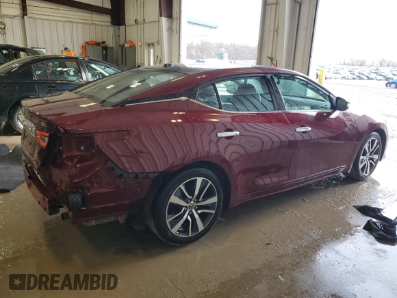2019 Nissan Maxima Platinum z VIN 1N4AA6AV7KC367774, wystawiony jako Copart lot #47131445 z przebiegiem 30 021 mil mil oraz Szkoda całkowita • Salvage title. Historia ofert i sprzedaży dostępna na DreamBid. Obrazek 3.