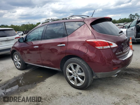 2012 Nissan Murano S with VIN JN8AZ1MU6CW108593, listed as a Copart auction lot 56797295 with 117,559 mi miles and Salvage title. Bid and sale history available at DreamBid. Image 2.