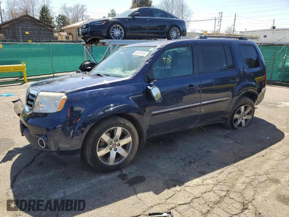 2014 Honda Pilot Touring with VIN 5FNYF4H94EB019249, listed as a Copart auction lot 52387815 with 122,955 mi miles and Clean Title. Bid and sale history available at carsss.com. Image 1.