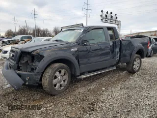 2007 Ford F-150 XLT with VIN 1FTPX14V77FB66951, listed as a Copart auction lot 82401734 with 147,373 mi miles and Salvage Title. Bid and sale history available at carsss.com. Image 1.