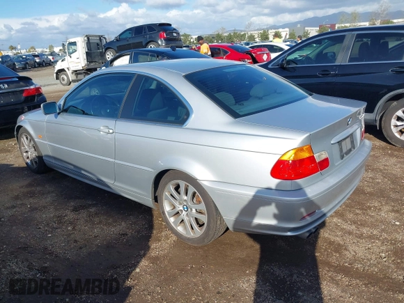 2001 BMW 3 Series 330Ci with VIN WBABN53401JU34692, listed as a IAAI auction lot 41763039 with 204,062 mi miles. Bid and sale history available at carsss.com. Image 3.