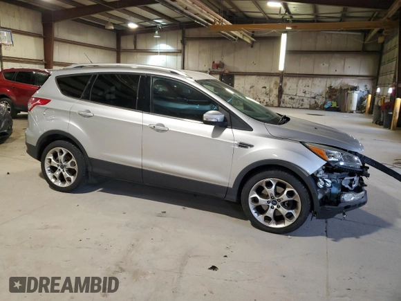 2016 Ford Escape Titanium with VIN 1FMCU9J95GUB20829, listed as a Copart auction lot 52315925 with 97,365 mi miles and Salvage Title. Bid and sale history available at carsss.com. Image 4.