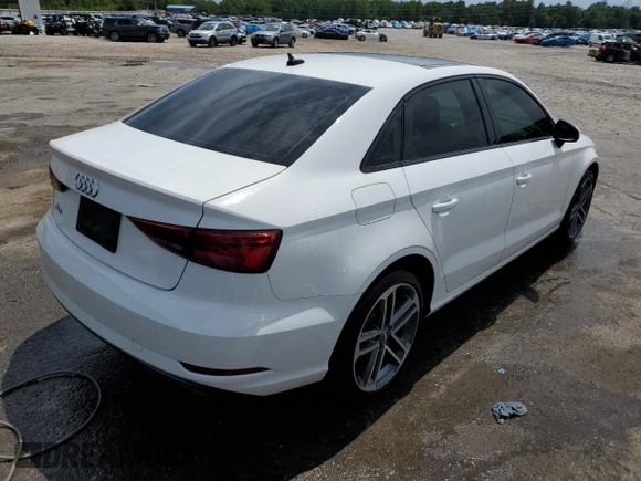 2020 Audi A3 Sedan Premium with VIN WAUAUGFFXLA094946, listed as a Copart auction lot 63012633 with 59,384 mi miles. Bid and sale history available at carsss.com. Image 3.