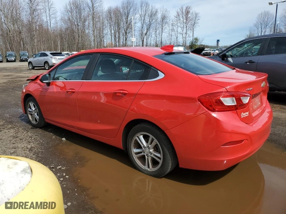 2017 Chevrolet Cruze LT with VIN 1G1BE5SM2H7228567, listed as a Copart auction lot 51961165 with 148,240 mi miles and Salvage Title. Bid and sale history available at carsss.com. Image 2.