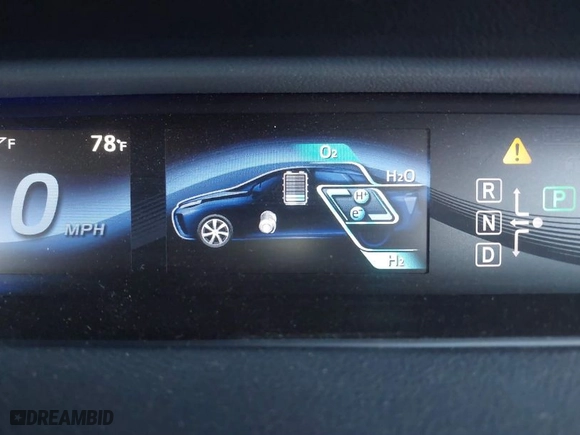 2017 Toyota Mirai with VIN JTDBVRBD9HA003659, listed as a IAAI auction lot 41973043 with 75,704 mi miles. Bid and sale history available at carsss.com. Image 13.