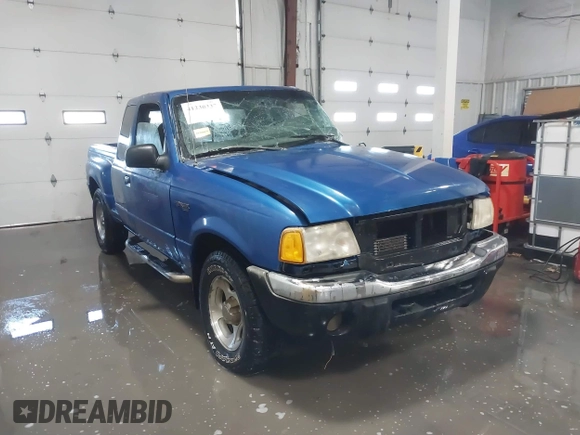2001 Ford Ranger XL Fleet z VIN 1FTZR15E11TA51255, wystawiony jako IAAI lot #41230337 z przebiegiem 177 750 mil mil oraz . Historia ofert i sprzedaży dostępna na DreamBid. Obrazek 1.