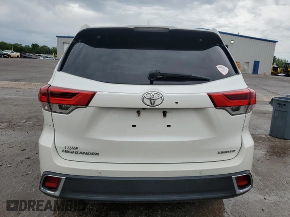 2017 Toyota Highlander Limited with VIN 5TDYZRFH5HS211889, listed as a Copart auction lot 54254785 with 96,914 mi miles and Salvage title. Bid and sale history available at DreamBid. Image 6.