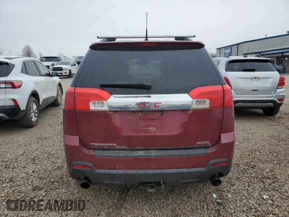2011 GMC Terrain SLE-2 with VIN 2CTFLTE55B6350519, listed as a Copart auction lot 50501645 with 188,601 mi miles and Salvage Title. Bid and sale history available at carsss.com. Image 6.