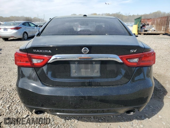 2017 Nissan Maxima SV with VIN 1N4AA6AP8HC401229, listed as a Copart auction lot 50721325 with 224,779 mi miles and Salvage Title. Bid and sale history available at carsss.com. Image 6.