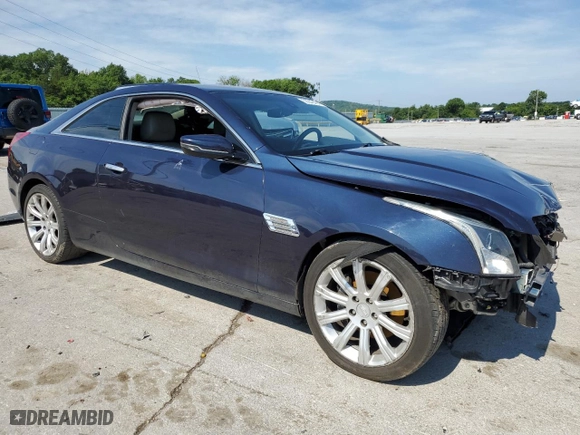 2015 Cadillac ATS Coupe Luxury RWD with VIN 1G6AB1RX9F0123554, listed as a Copart auction lot 58646404 with 89,304 mi miles and Salvage Title. Bid and sale history available at carsss.com. Image 4.