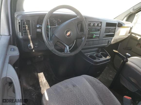 2013 Chevrolet Express Cargo Van with VIN 1GCWGFBA3D1141367, listed as a Copart auction lot 46485055 with 338,309 mi miles and Clean Title. Bid and sale history available at carsss.com. Image 8.