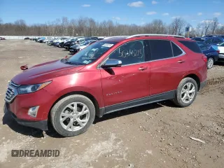 2019 Chevrolet Equinox Premier with VIN 2GNAXXEV3K6161652, listed as a Copart auction lot 50355215 with 83,345 mi miles and Salvage Title. Bid and sale history available at DreamBid. Image 1.
