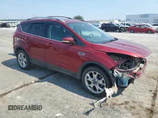 2015 Ford Escape Titanium with VIN 1FMCU9J91FUA67240, listed as a Copart auction lot 61858874 with 168,294 mi miles and Salvage Title. Bid and sale history available at carsss.com. Image 4.