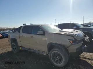 2021 Chevrolet Colorado 4WD ZR2 with VIN 1GCGTEEN2M1131888, listed as a Copart auction lot 43362985 with 51,223 mi miles and Salvage Title. Bid and sale history available at carsss.com. Image 4.