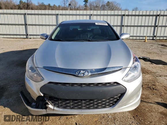2013 Hyundai Sonata with VIN KMHEC4A45DA100032, listed as a Copart auction lot 46705995 with 124,544 mi miles and Salvage Title. Bid and sale history available at DreamBid. Image 5.