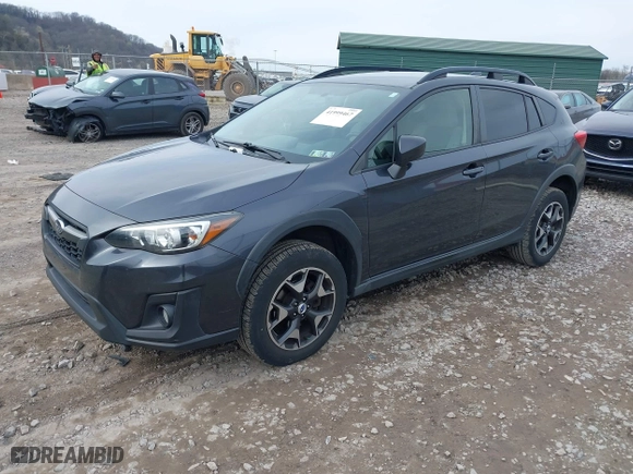 2018 Subaru Crosstrek Premium with VIN JF2GTABC3JH257449, listed as a IAAI auction lot 41999467 with 104,481 mi miles. Bid and sale history available at carsss.com. Image 2.