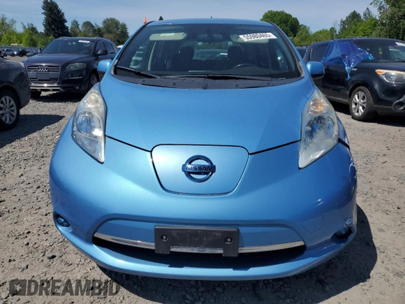 2013 Nissan LEAF SL z VIN 1N4AZ0CP7DC408282, wystawiony jako Copart lot #55980465 z przebiegiem 61 104 mil mil oraz Szkoda całkowita • Salvage title. Historia ofert i sprzedaży dostępna na DreamBid. Obrazek 5.