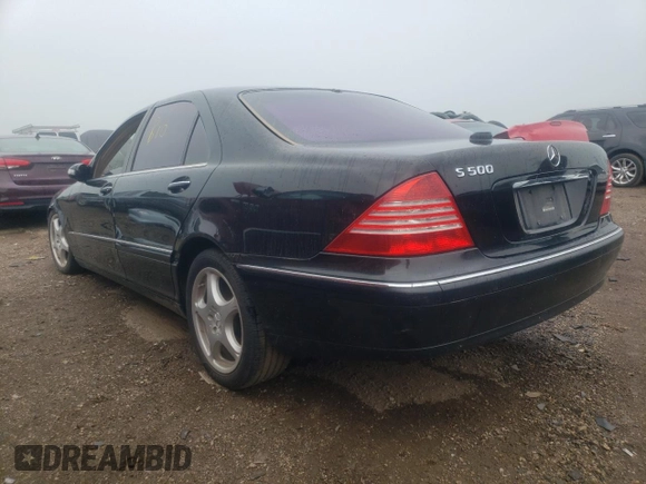 2004 Mercedes-Benz S-Class with VIN WDBNG75J34A416313, listed as a Copart auction lot 60552654 with 0 mi miles and Clean Title. Bid and sale history available at carsss.com. Image 2.