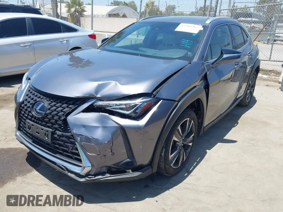 2020 Lexus UX 250h with VIN JTHP9JBH9L2020588, listed as a IAAI auction lot 42543365 with 61,792 mi miles and . Bid and sale history available at DreamBid. Image 17.