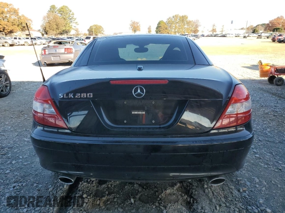 2008 Mercedes-Benz SLK-Class 3.0L with VIN WDBWK54F28F177236, listed as a Copart auction lot 83046644 with 43,355 mi miles and Salvage Title. Bid and sale history available at carsss.com. Image 6.