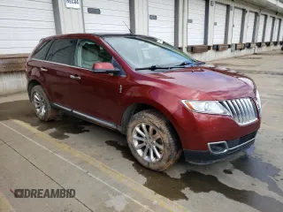 2014 Lincoln MKX with VIN 2LMDJ8JK0EBL07672, listed as a Copart auction lot 47762235 with 121,178 mi miles and Salvage Title. Bid and sale history available at DreamBid. Image 4.