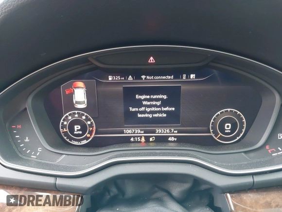 2018 Audi Q5 Premium Plus z VIN WA1BNAFY2J2008789, wystawiony jako IAAI lot #41899063 z przebiegiem 106 739 mil mil oraz . Historia ofert i sprzedaży dostępna na DreamBid. Obrazek 7.