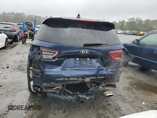 2019 Kia Sorento EX V6 with VIN 5XYPH4A54KG447534, listed as a Copart auction lot 48129275 with 93,132 mi miles and Salvage Title. Bid and sale history available at carsss.com. Image 6.