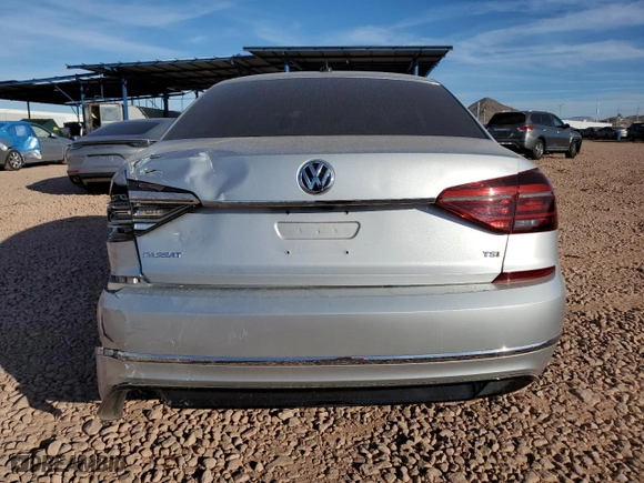 2017 Volkswagen Passat R-Line w/Comfort Pkg with VIN 1VWDT7A34HC056895, listed as a Copart auction lot 43785695 with 75,560 mi miles and Salvage Title. Bid and sale history available at carsss.com. Image 6.