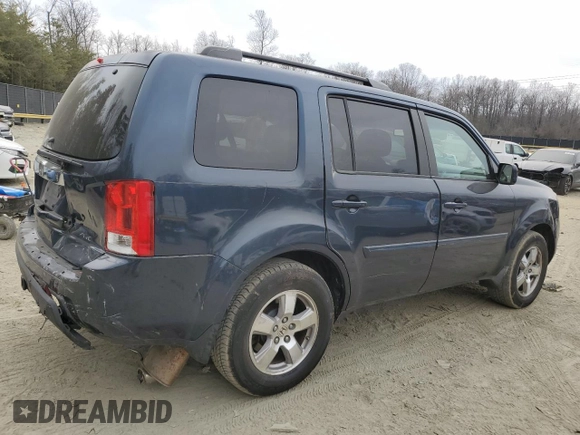 2009 Honda Pilot EX-L with VIN 5FNYF48519B031846, listed as a Copart auction lot 47084245 with 144,498 mi miles and Salvage Title. Bid and sale history available at carsss.com. Image 3.