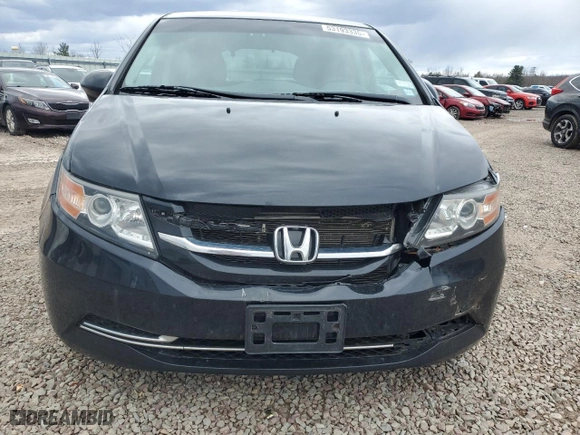 2016 Honda Odyssey EX with VIN 5FNRL5H41GB127855, listed as a Copart auction lot 53193335 with 165,537 mi miles and Salvage Title. Bid and sale history available at carsss.com. Image 5.