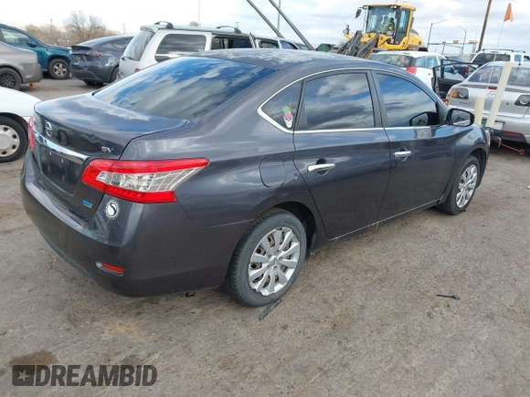 2014 Nissan Sentra S with VIN 3N1AB7AP6EY230306, listed as a IAAI auction lot 41933829 with 112,133 mi miles and . Bid and sale history available at DreamBid. Image 4.