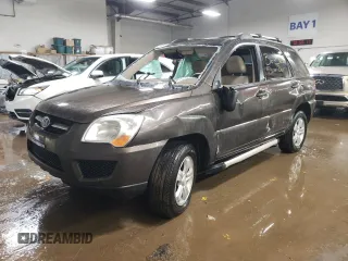 2009 Kia Sportage LX with VIN KNDJF724997571437, listed as a Copart auction lot 51460335 with 161,468 mi miles and Salvage Title. Bid and sale history available at carsss.com. Image 1.