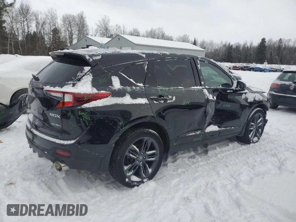 2023 Acura RDX w/A-Spec Package with VIN 5J8TC2H63PL800276, listed as a Copart auction lot 88324935 with 50,004 mi miles and Clean title. Bid and sale history available at DreamBid. Image 3.