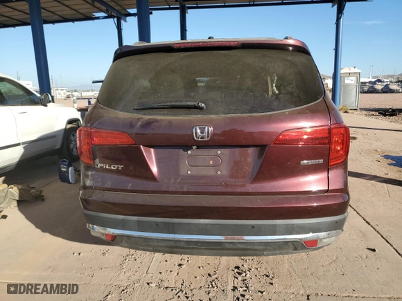 2017 Honda Pilot Touring with VIN 5FNYF5H96HB038430, listed as a Copart auction lot 84109014 with 82,978 mi miles and Salvage Title. Bid and sale history available at carsss.com. Image 6.