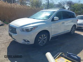 2015 Infiniti QX60 with VIN 5N1AL0MM0FC504172, listed as a IAAI auction lot 41977566 with 128,196 mi miles and . Bid and sale history available at DreamBid. Image 2.