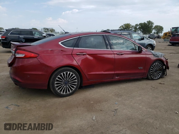 2017 Ford Fusion Titanium with VIN 3FA6P0SU2HR180735, listed as a Copart auction lot 72336794 with Not provided miles and Salvage title. Bid and sale history available at DreamBid. Image 3.