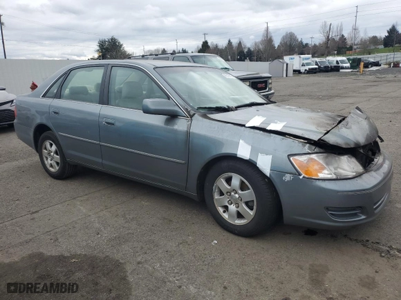2002 Toyota Avalon XL with VIN 4T1BF28B02U251973, listed as a Copart auction lot 47319115 with 0 mi miles and Salvage Title. Bid and sale history available at carsss.com. Image 4.