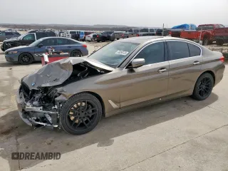 2017 BMW 5 Series 530i with VIN WBAJA5C36HG896602, listed as a Copart auction lot 48356125 with Not Provided miles and Salvage Title. Bid and sale history available at carsss.com. Image 1.