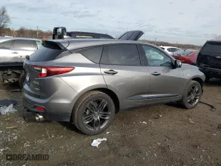 2023 Acura RDX w/A-Spec Package with VIN 5J8TC2H65PL015340, listed as a Copart auction lot 85197584 with 25,511 mi miles and Salvage Title. Bid and sale history available at carsss.com. Image 3.