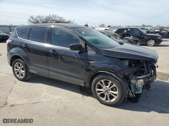 2017 Ford Escape SE with VIN 1FMCU0GD1HUA31963, listed as a Copart auction lot 49718295 with 144,396 mi miles and Salvage Title. Bid and sale history available at carsss.com. Image 4.