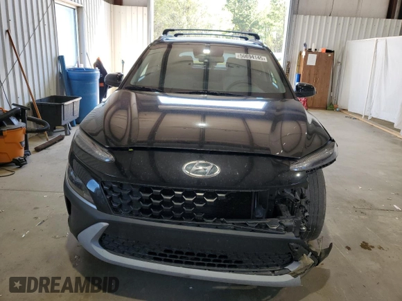 2022 Hyundai Kona SEL with VIN KM8K62AB4NU820788, listed as a Copart auction lot 50094145 with 81,683 mi miles and Salvage Title. Bid and sale history available at DreamBid. Image 5.