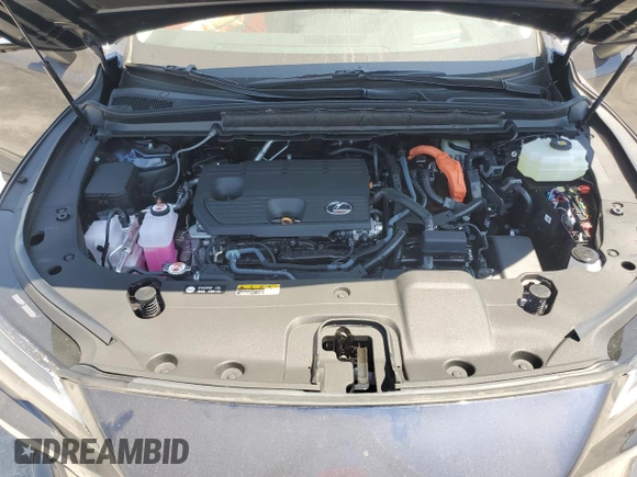 2025 Lexus RX 350h with VIN 2T2BBMCA7SC085065, listed as a Copart auction lot 59034485 with 329 mi miles and Salvage title. Bid and sale history available at DreamBid. Image 12.