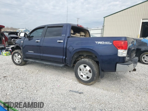 2010 Toyota Tundra Limited z VIN 5TFHW5F18AX118899, wystawiony jako Copart lot #48936575 z przebiegiem Nie podano mil oraz Szkoda całkowita • Salvage title. Historia ofert i sprzedaży dostępna na DreamBid. Obrazek 2.