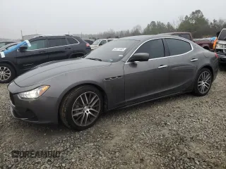 2016 Maserati Ghibli z VIN ZAM57XSA7G1168458, wystawiony jako Copart lot #43611465 z przebiegiem 98 110 mil mil oraz Szkody całkowita. Historia ofert i sprzedaży dostępna na DreamBid. Obrazek 1.
