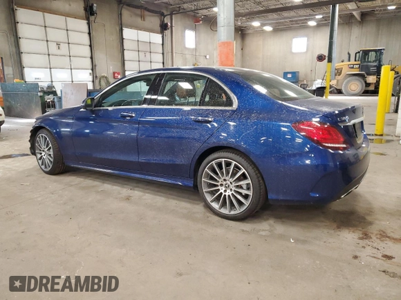 2019 Mercedes-Benz C 300 with VIN 55SWF8EB2KU302331, listed as a Copart auction lot 87732105 with 72,698 mi miles and Salvage Title. Bid and sale history available at carsss.com. Image 2.