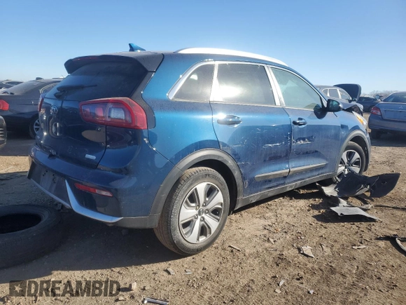 2019 Kia Niro LX with VIN KNDCB3LC2K5340545, listed as a Copart auction lot 44448285 with 49,587 mi miles and Salvage Title. Bid and sale history available at carsss.com. Image 3.