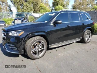 2021 Mercedes-Benz GLS 580 with VIN 4JGFF8GE7MA408547, listed as a Copart auction lot 68436674 with 52,613 mi miles and Clean Title. Bid and sale history available at DreamBid. Image 1.