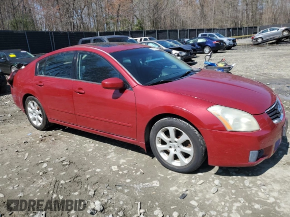 2007 Nissan Maxima 3.5 SL with VIN 1N4BA41E37C845530, listed as a Copart auction lot 51525105 with 200,118 mi miles and Salvage Title. Bid and sale history available at carsss.com. Image 4.