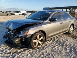2014 Volkswagen Passat Wolfsburg Edition with VIN 1VWAS7A3XEC034272, listed as a Copart auction lot 42757315 with 139,201 mi miles and Salvage title. Bid and sale history available at DreamBid. Image 1.